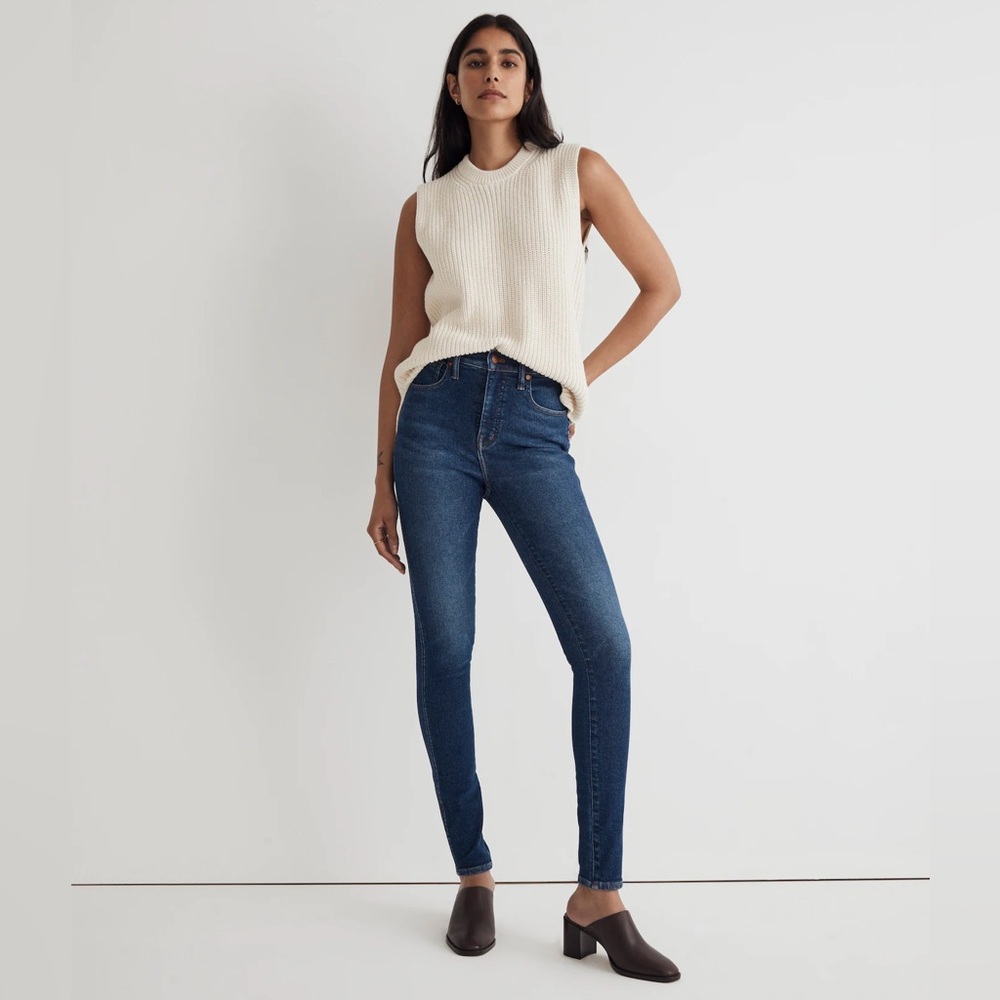 NWT Madewell High Rise 10โ Skinny Jeans